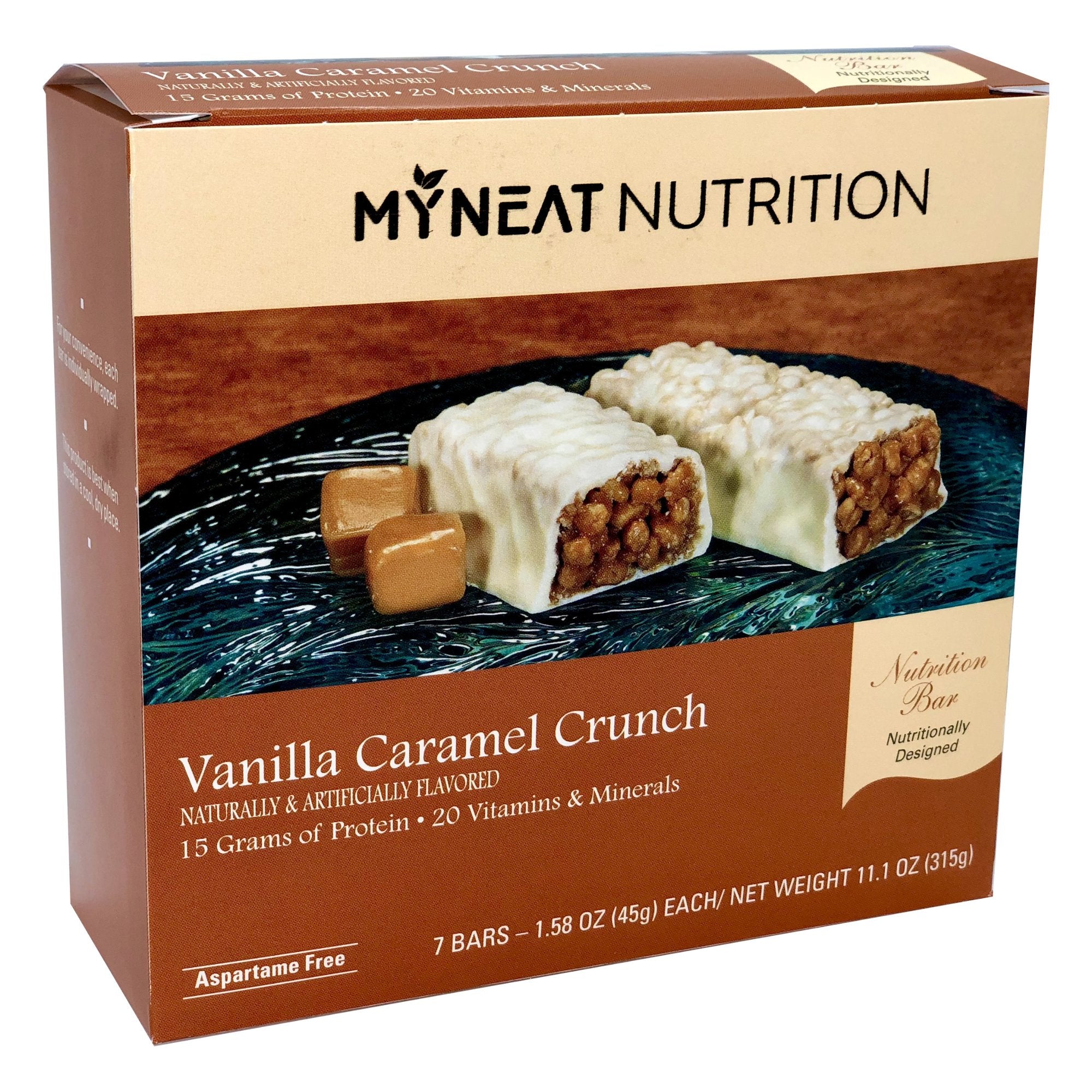 Vanilla Caramel Crunch Bar (7/Box)