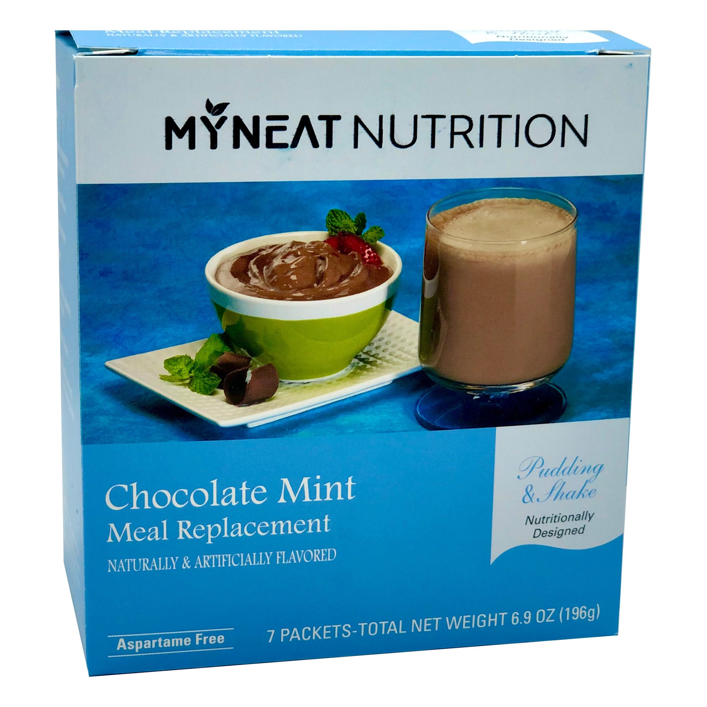 Chocolate Mint Pudding & Shake (7/Box)