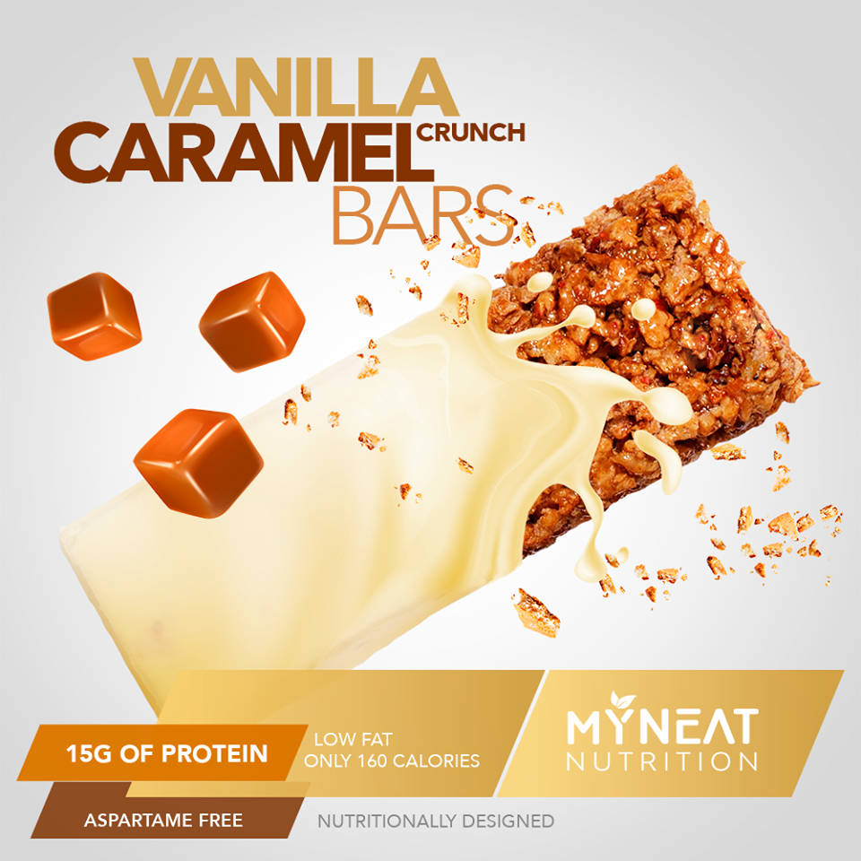 Vanilla Caramel Crunch Bar (7/Box)